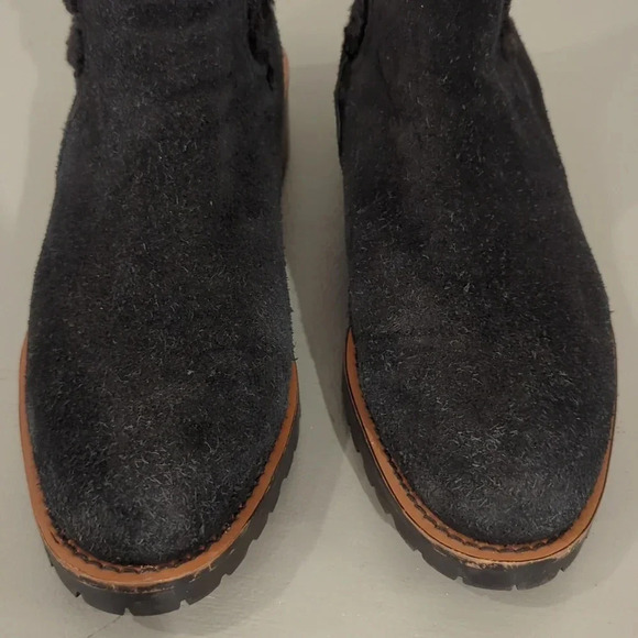 Sam Edelman Jaclyn Waterproof Boots Leather Black size 8.5 - Picture 5 of 12